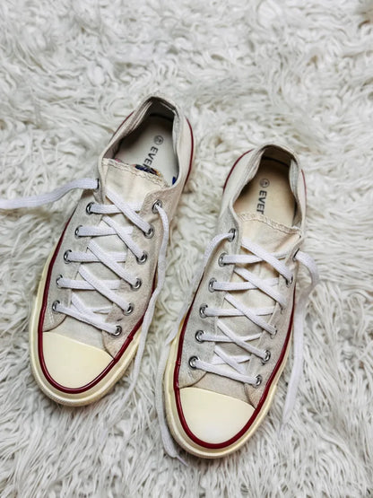Even Star White Lo Top