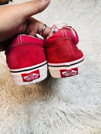 Vans Old Skool Red Lo Top