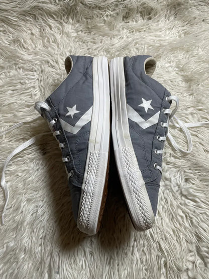 grey canvas low-top Converse Star Player Ox sneakers