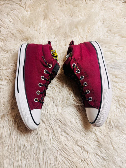 Chuck Taylor | Maroon & White | High top| Converse | Padded