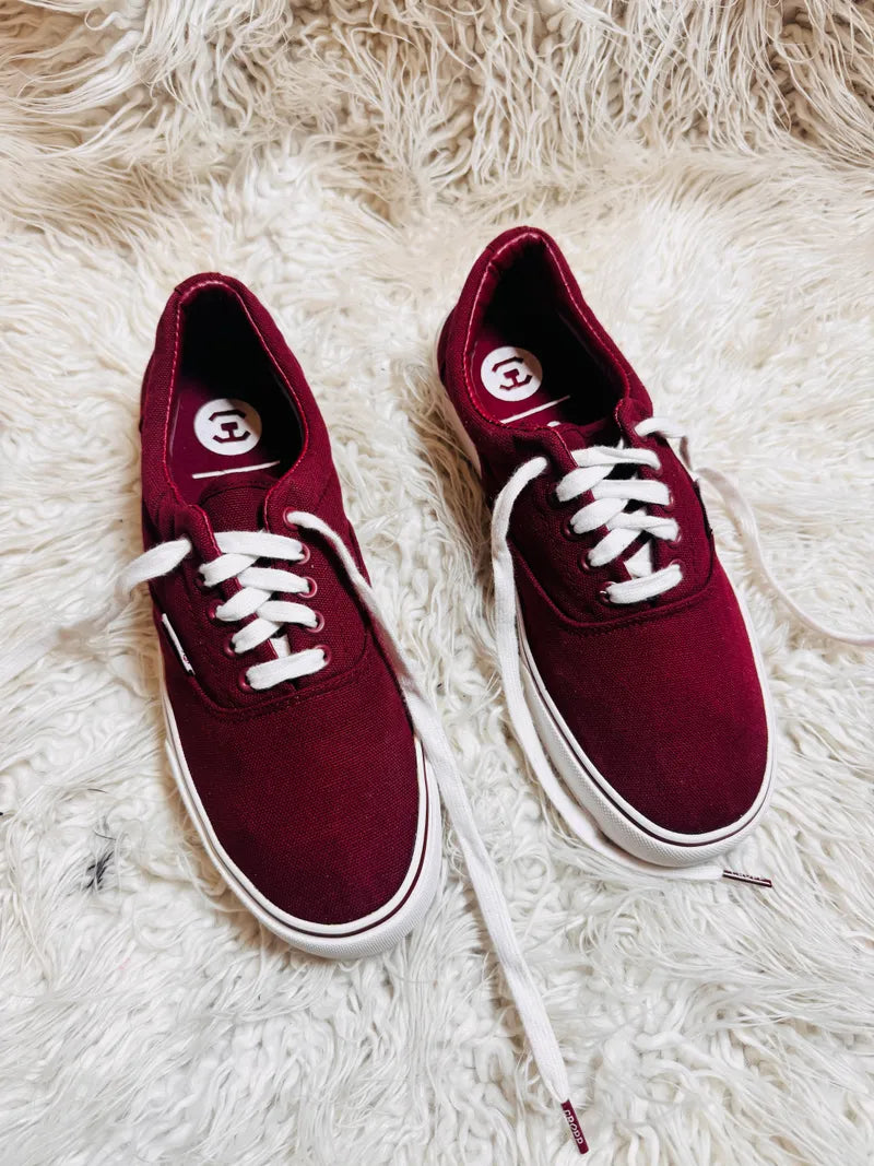 Cropp Sneakers lo top Maroon