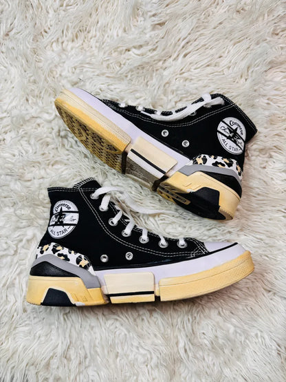 Converse CPX70 High Top 'Twisted Classic' Black/White/White 566786C Leopard prnt