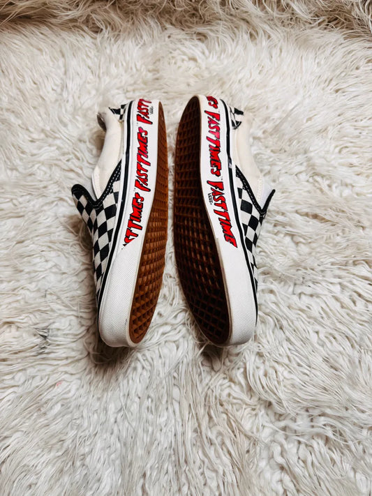 Vans Check Board 🤍 🩶 Vans | Slip Ons