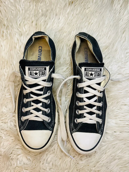 All Star Converse Low Top Black & White