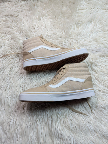 Vans | Beige & White | Hi Top | Old Skool