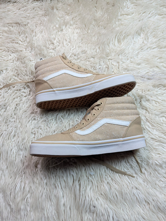 Vans | Beige & White | Hi Top | Old Skool