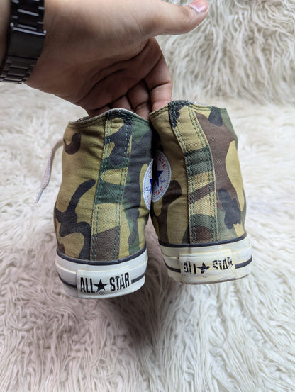 Chuck Taylor | Green camouflage pattern | High top| Converse