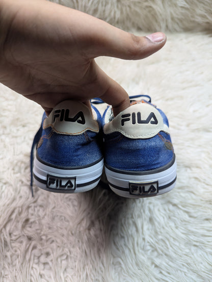 FILA | Denim Blue & White | Lo top | Sneakers