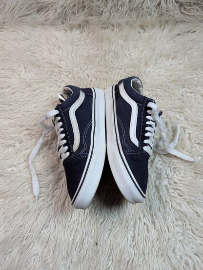 Vans | Dark Blue & White | Lo Top | Old Skool
