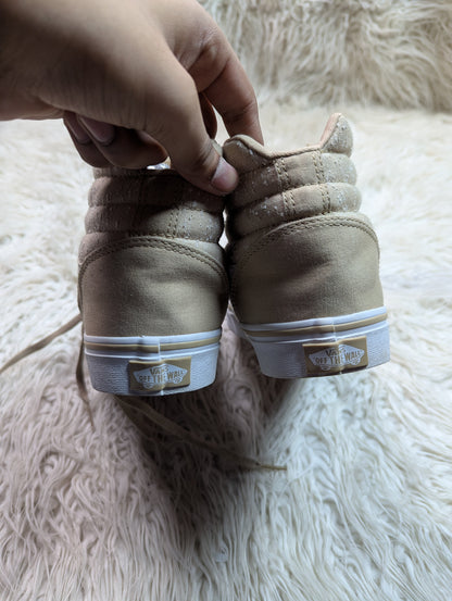 Vans | Beige & White | Hi Top | Old Skool