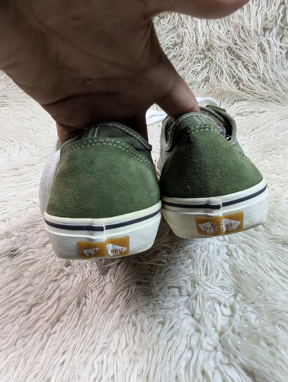 Vans | Green & White | Lo Top | Old Skool