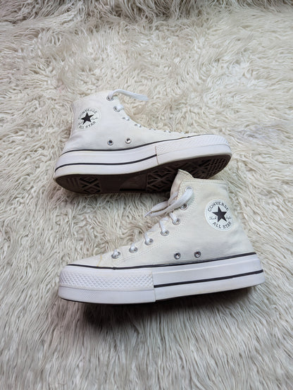 Chuck Taylor | Black & White | High top| Converse |platform