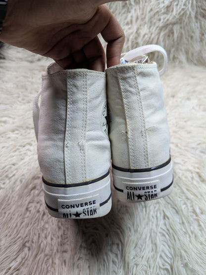 Chuck Taylor | Black & White | High top| Converse |platform