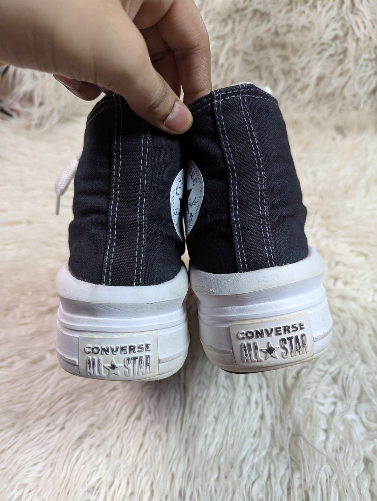 Chuck Taylor | Black & White | High top| Converse | Platforms