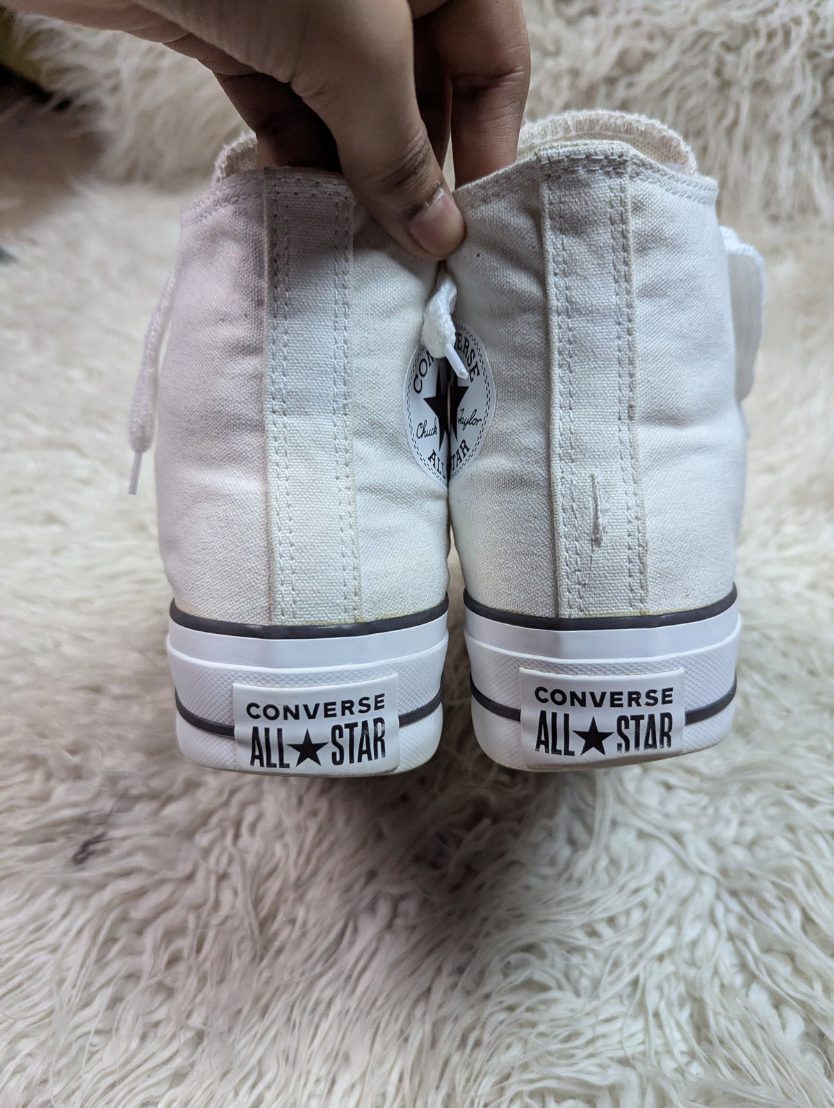 Chuck Taylor | Black & White | High top| Converse | Platforms