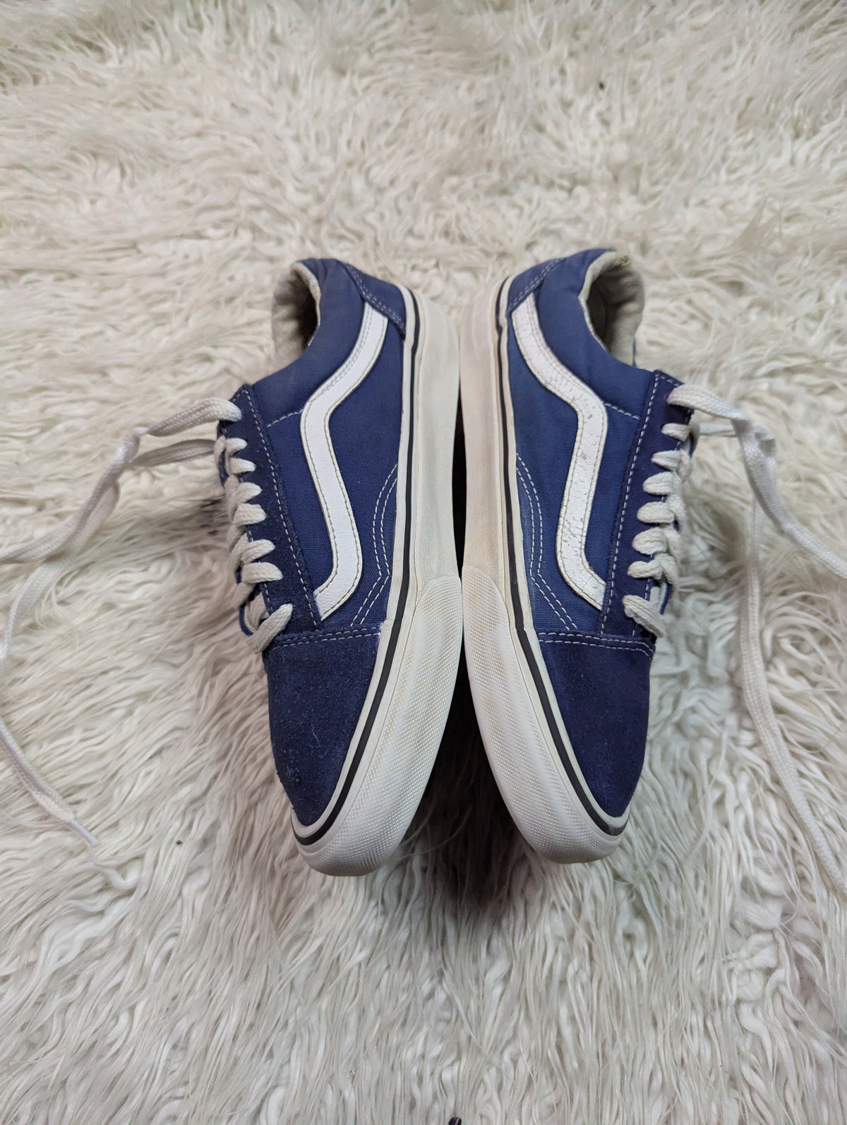 Vans | Dark Blue & White | Lo Top | Old Skool