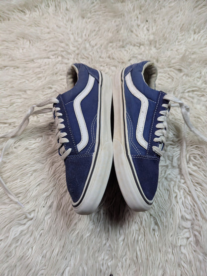 Vans | Dark Blue & White | Lo Top | Old Skool