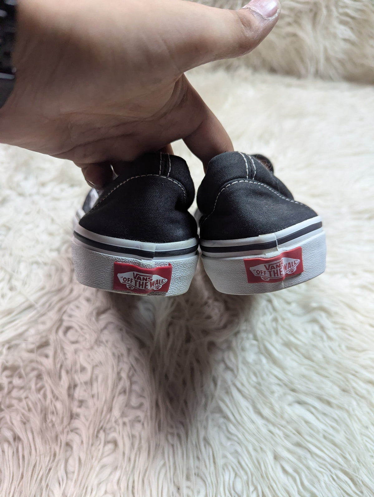 Vans | Black & White | Slip Ons