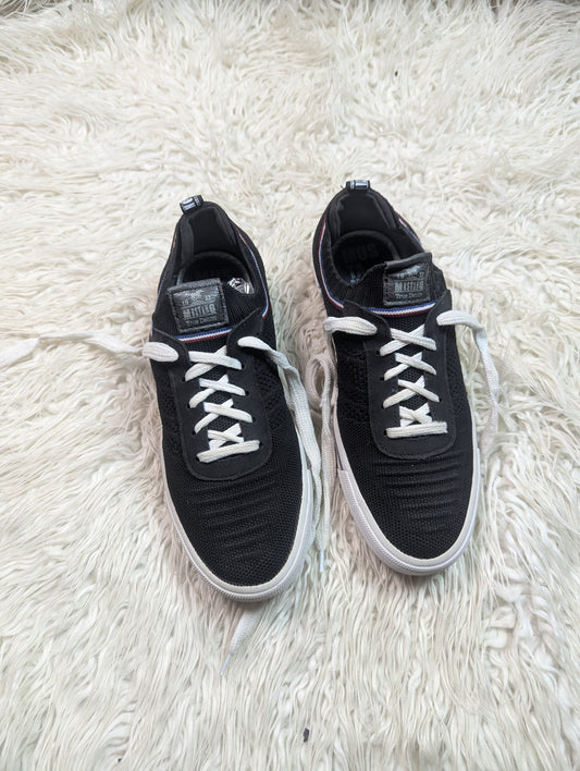 Ribbed-vamp | Black & White |canvas | sneakers