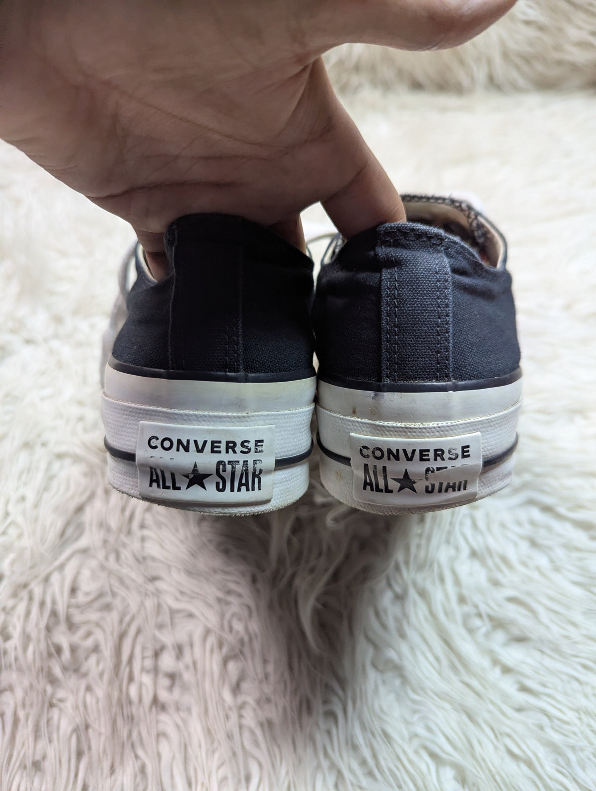 Chuck Taylor | Black & White | Low top| Converse | Platforms