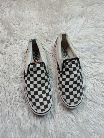 Vans | Black & White | Check Board | Slip Ons