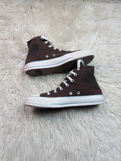 Chuck Taylor | Dark Brown & White | High top| Converse