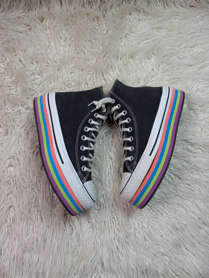 Chuck Taylor | Black & White | High top| Converse | Platforms | EVA High