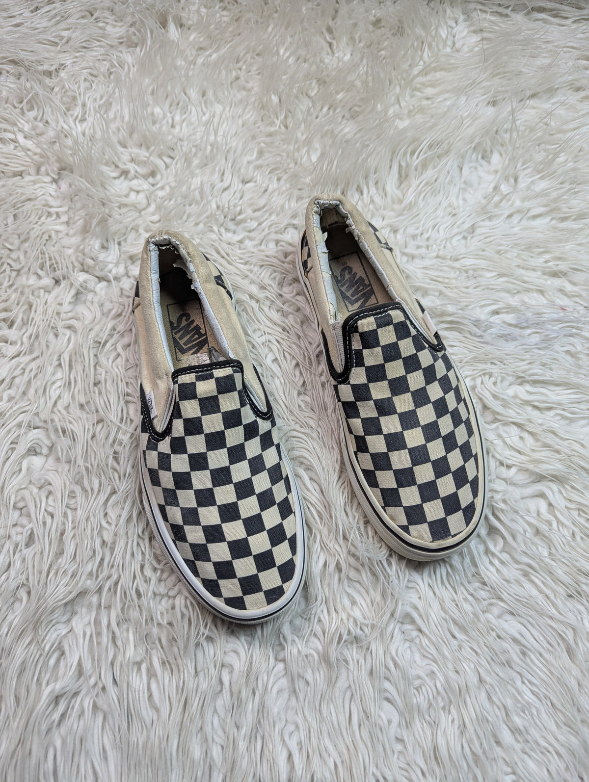 Vans | check board | Slip Ons
