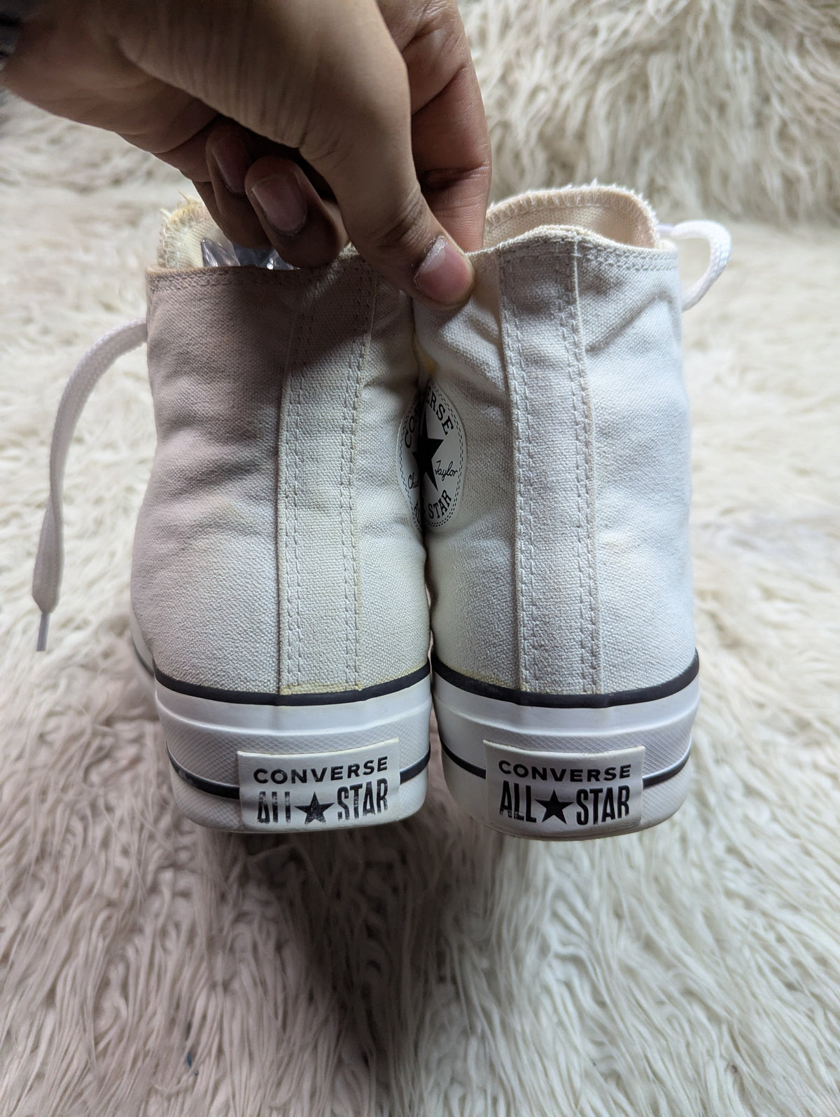 Chuck Taylor | White | High top| Converse | Platforms