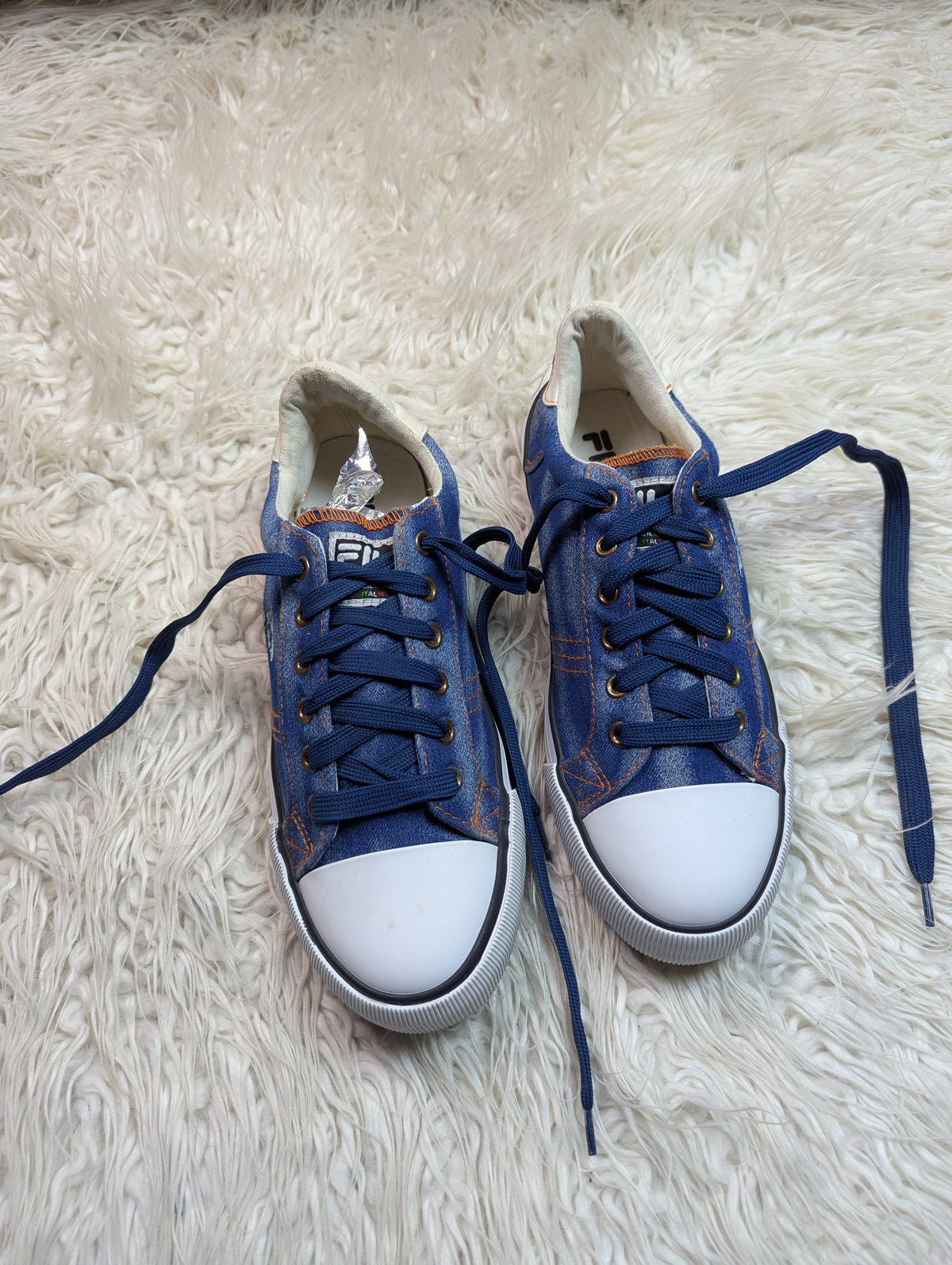 FILA | Denim Blue & White | Lo top | Sneakers