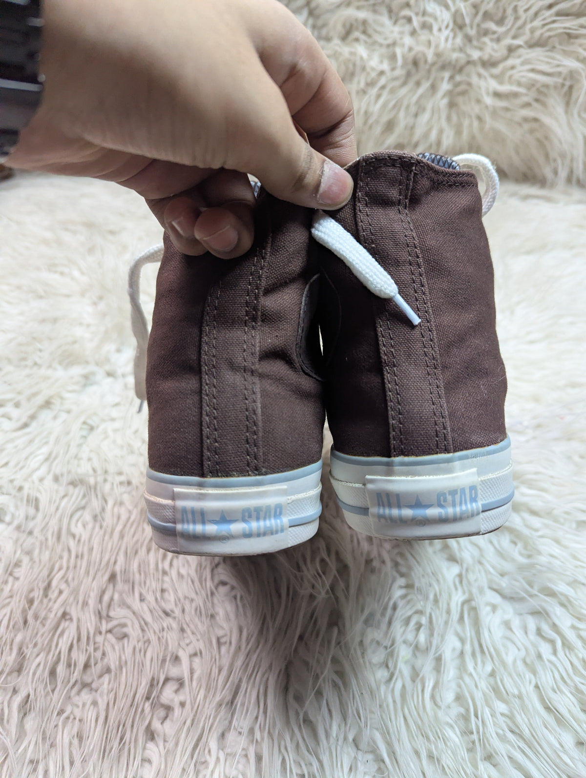 Chuck Taylor | Dark Brown & White | High top| Converse