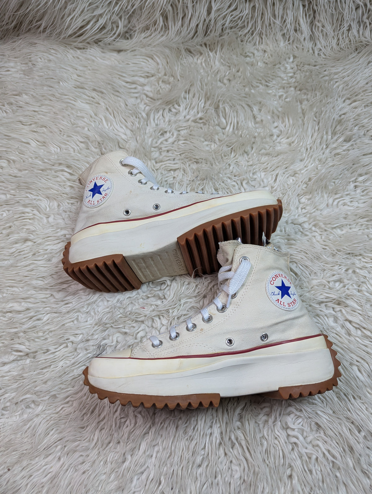 Converse Run Star Hike High Platform | White