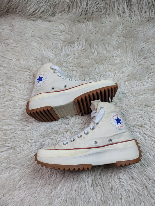 Converse Run Star Hike High Platform | White