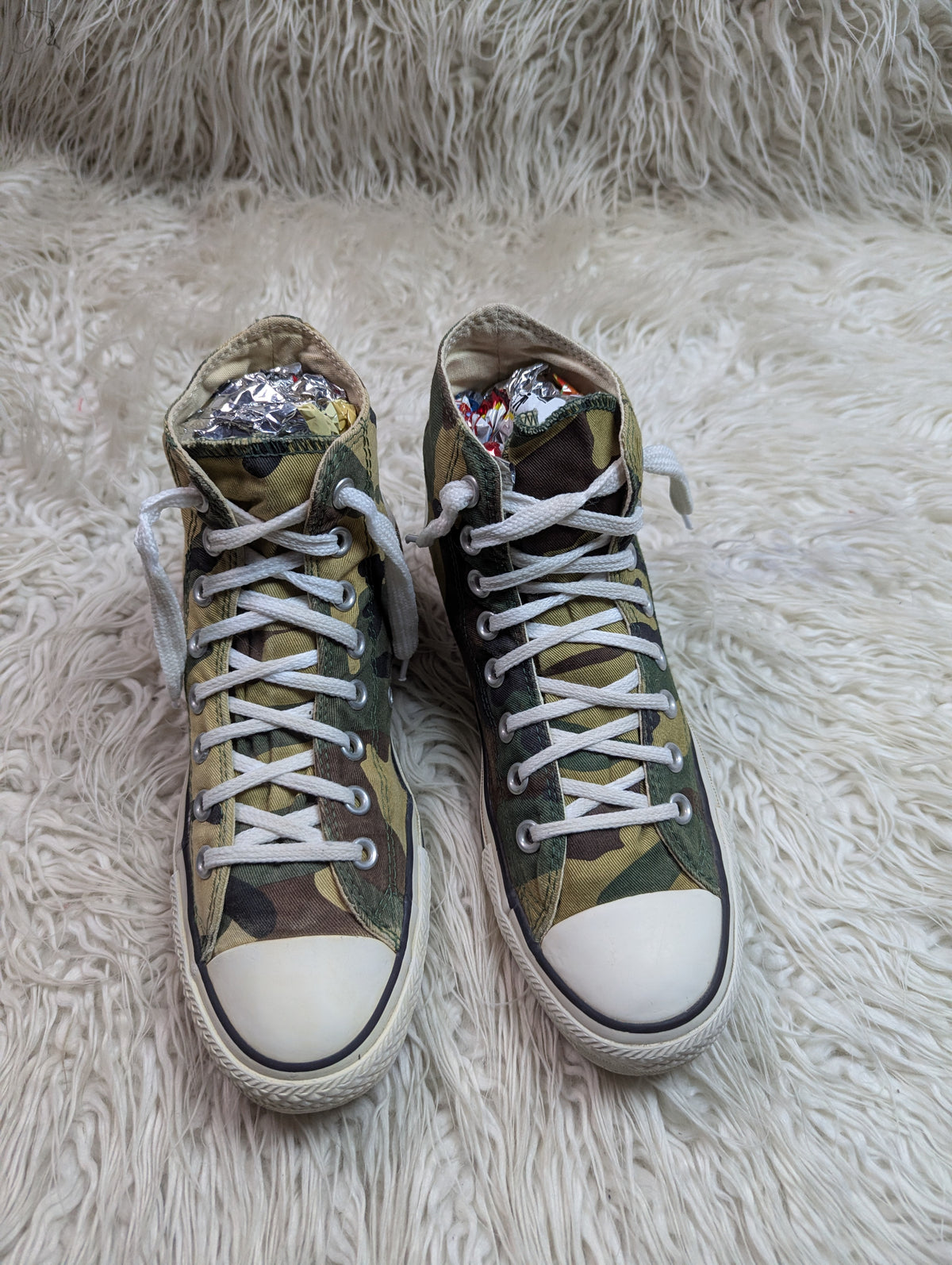 Chuck Taylor | Green camouflage pattern | High top| Converse