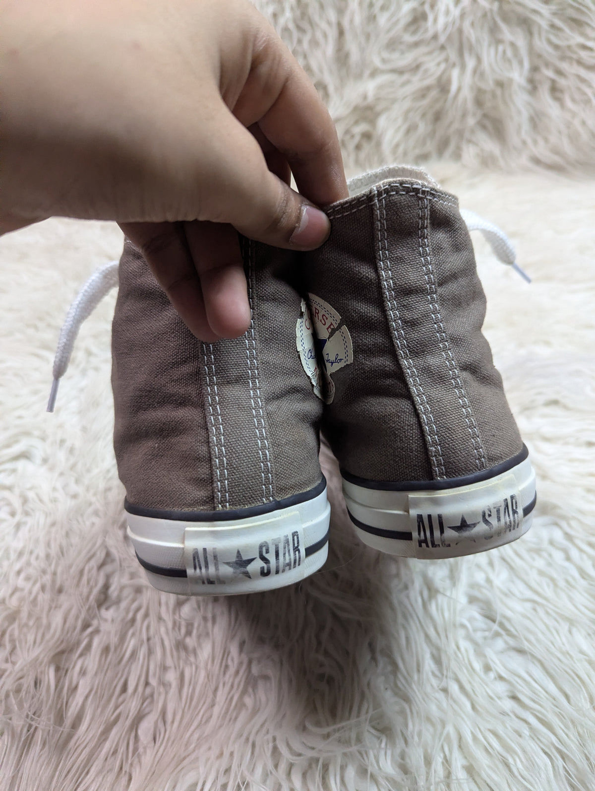 Chuck Taylor | Grey & White | High top| Converse