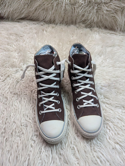 Chuck Taylor | Dark Brown & White | High top| Converse