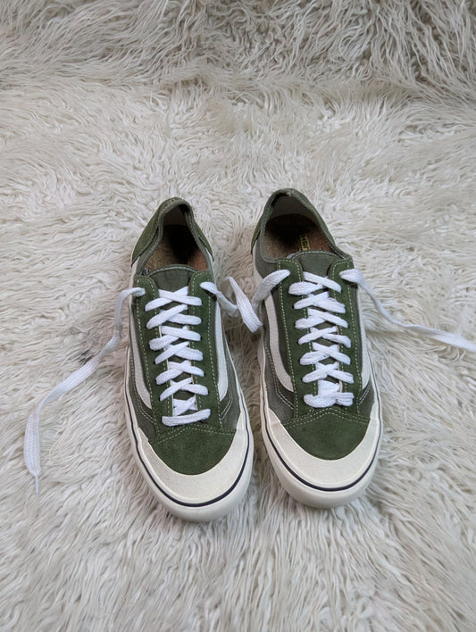 Vans | Green & White | Lo Top | Old Skool