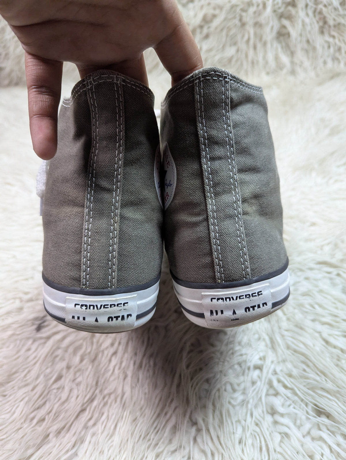 Chuck Taylor | Grey & White | High top| Converse