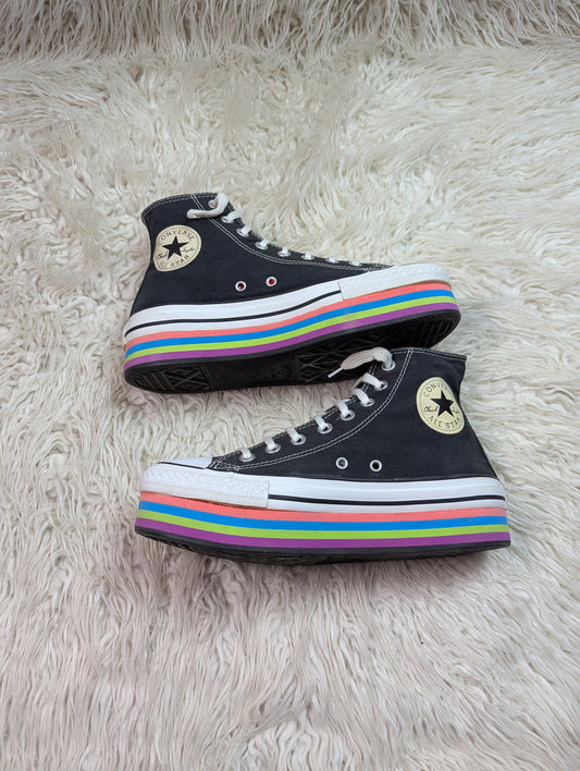 Chuck Taylor | Black & White | High top| Converse | Platforms | EVA High