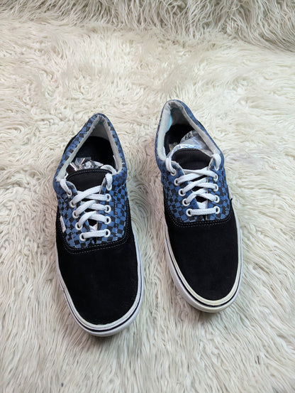 Vans Checkerboard Flag in the Black / Aqua