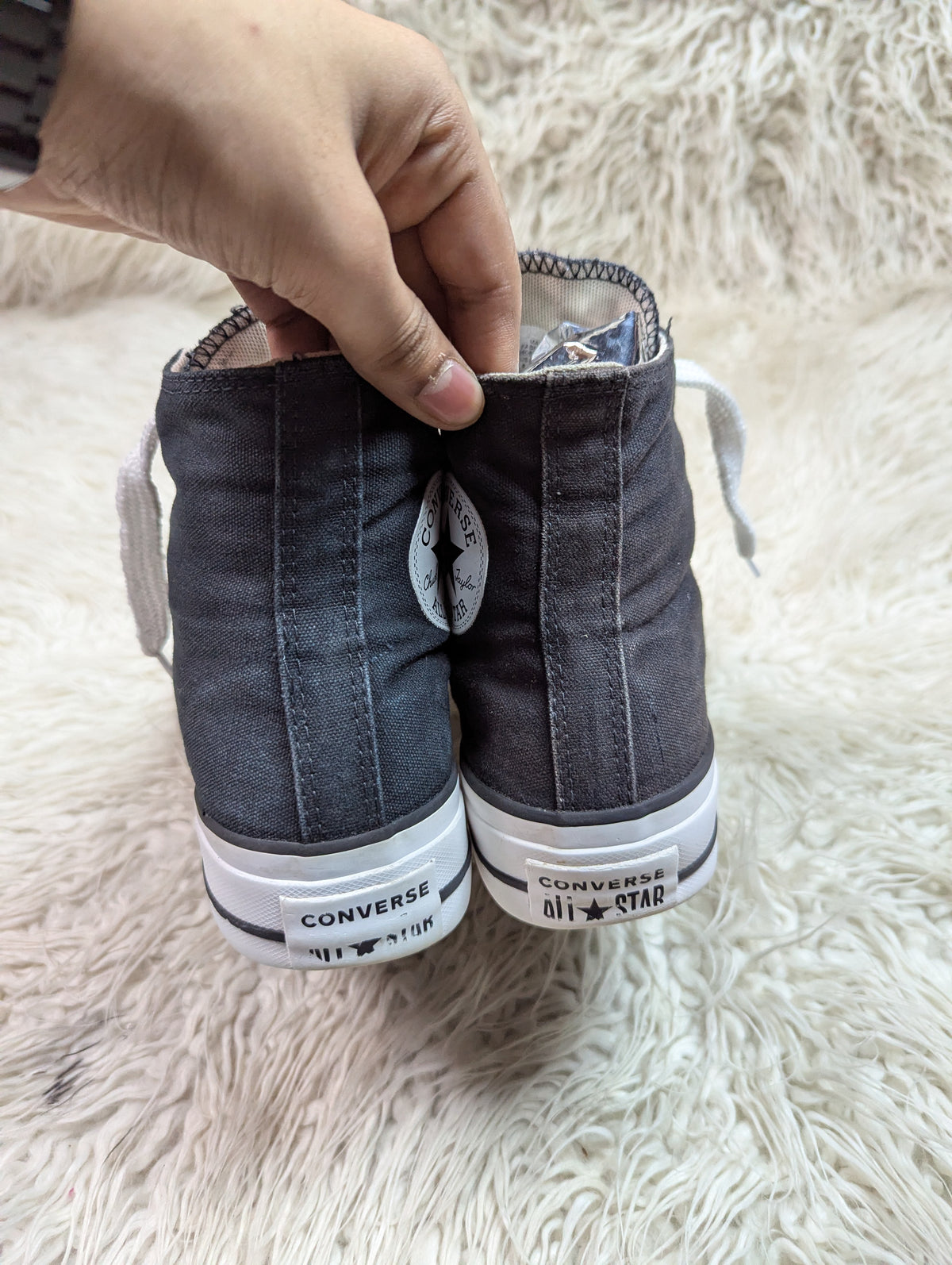 Chuck Taylor | Black & White | High top| Converse | Platforms