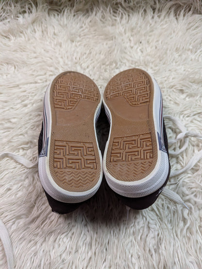 Ribbed-vamp | Black & White |canvas | sneakers