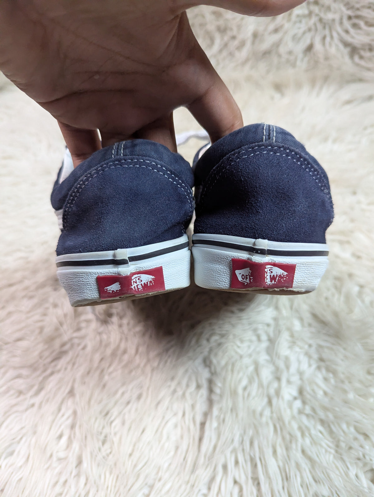 Vans | Dark Blue & White | Lo Top | Old Skool