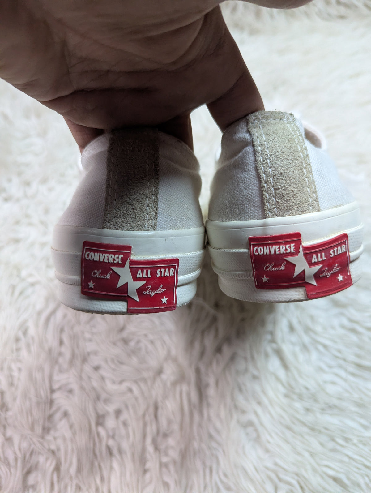 Split-Material Platform Low-Tops