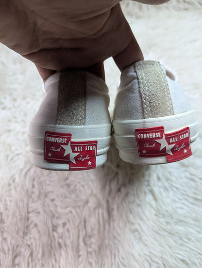 Split-Material Platform Low-Tops