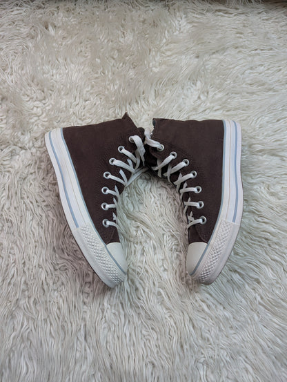 Chuck Taylor | Dark Brown & White | High top| Converse