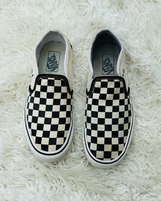 vans check board