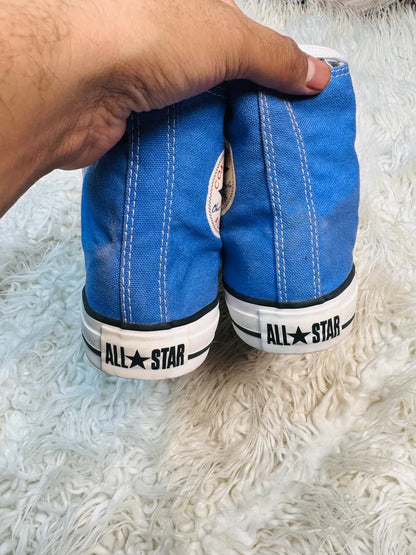 Blue Hi Top Converse All Star