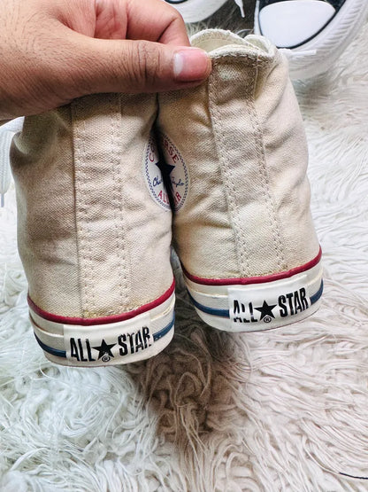 Chuck Taylor | White & Red Blue strips | Hi Top | Converse