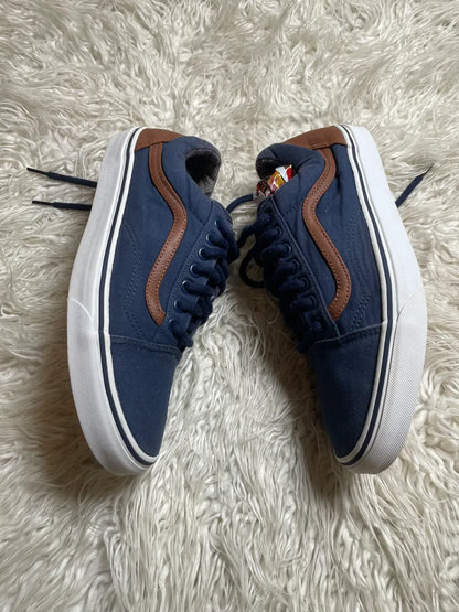 Vans | Navy Blue & White | Lo Top | Old Skool